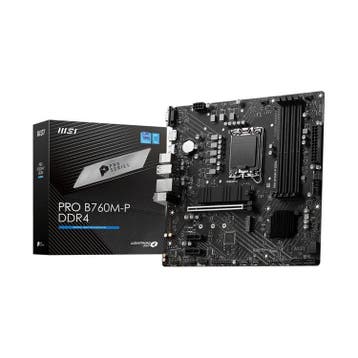 MSI PRO B760M-P DDR4, mATX, S1700, Computers en Software, Moederborden, Verzenden, Zo goed als nieuw