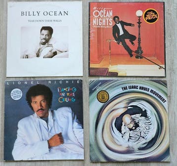 Isaac Hayes, Billy Ocean & Lionel Richie - 4x Albums - LP, Nieuw in verpakking