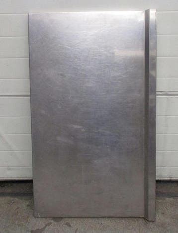 RVS Werkblad B117 x D70 x 4 cm, Gebruikt
