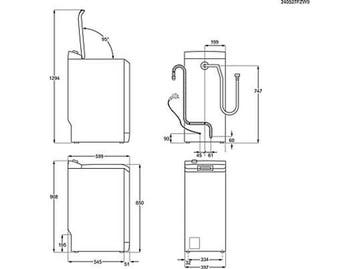 AEG LTR6A41460 - Bovenlader Wasmachine -, Witgoed en Apparatuur, Wasmachines, Verzenden, Zo goed als nieuw