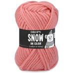 DROPS Snow Uni Colour - 107 perzikroze - Wol Garen, Ophalen of Verzenden, Nieuw