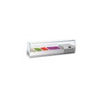 GGM Gastro | Opzetkoelvitrine PREMIUM PLUS - 1328x353mm - 5x, Verzenden