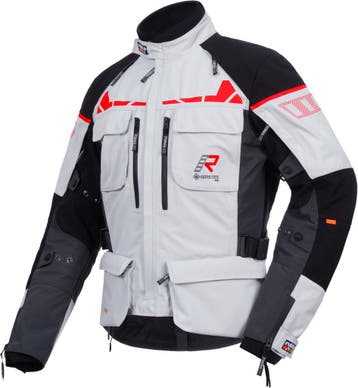 Rukka Ecuado-R Zwart Grijs Rood Textiele Motorjas, Motoren, Nieuw met kaartje, Jas | textiel, Rukka, Heren