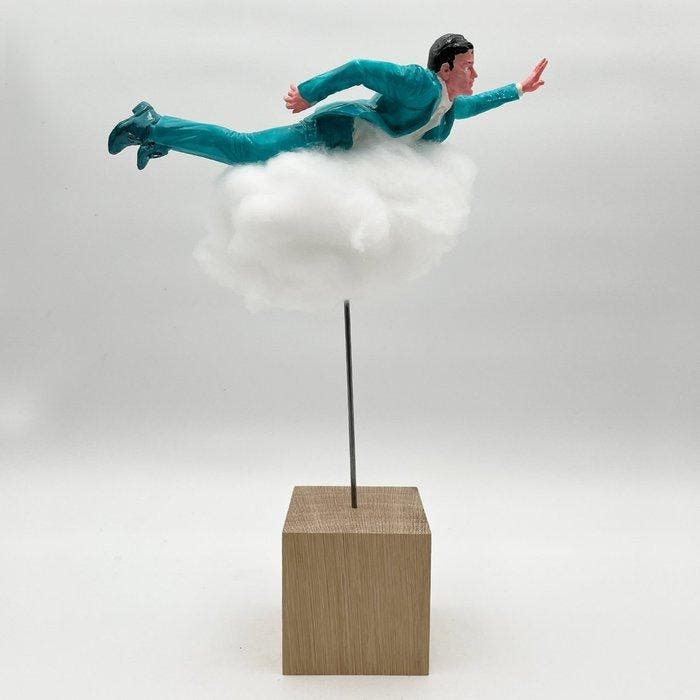 Coco de Paris - Man between skies, Antiek en Kunst, Kunst | Designobjecten