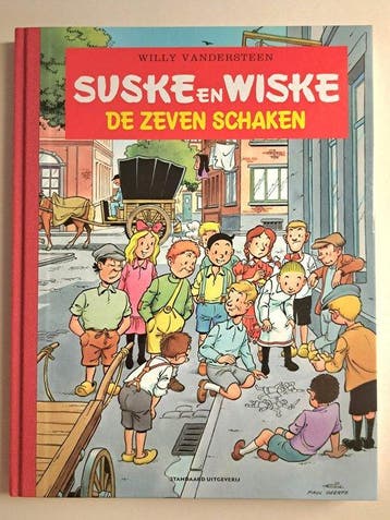 Suske en Wiske - De 7 schaken - luxe HC met linnen rug -, Nieuw