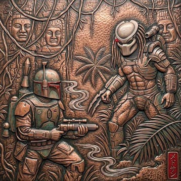 MEDSAN - Boba Fett vs Predator - Jungle Hunt ()