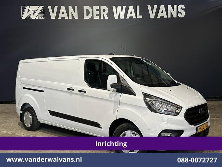 Ford Transit Custom | 2.0 TDCI 130pk L2H1 inrichting Euro6, Auto's, Bestelauto's, Dealer onderhouden, Lease, Handgeschakeld, Diesel