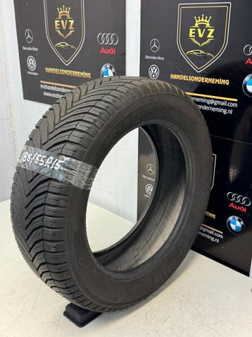 1stuk 185/55R15 inch All-Seasons band Michelin Crossclimate, Gebruikt, 15 inch, 185 mm, All Season