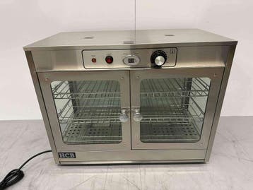 HCB RVS Warmhoudvitrine Warmtevitrine 66,5 cm 230V Horeca, Ophalen of Verzenden, Nieuw in verpakking