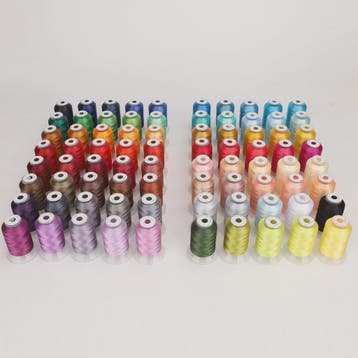 80 Kleuren Premium Polyester Borduurzijde Set - 500M Spoelen, Verzenden, Nieuw