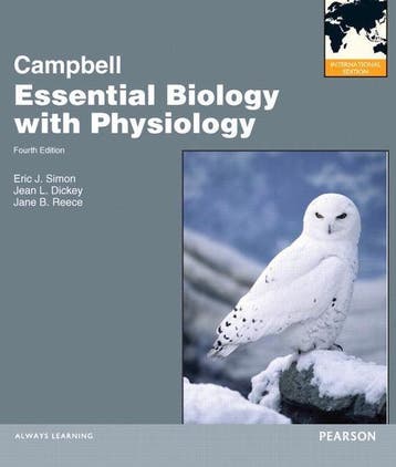 Campbell Essential Biology With Physiology 9780321827005, Zo goed als nieuw