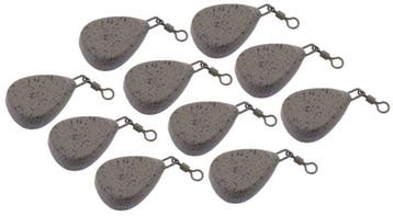 NGT Gecoat Camo Lood Flat Pear 42g (10 stuks), Verzenden, Nieuw, Dobber of Lood