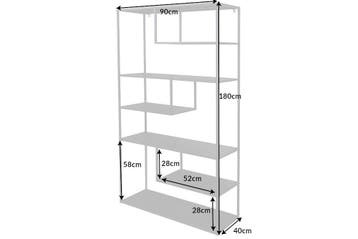 Wandplank DURA STEEL 180cm zwart - 43327, Huis en Inrichting, Woonaccessoires | Wandplanken en Boekenplanken, Ophalen of Verzenden