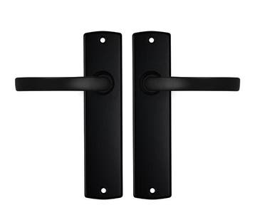 AXA Curve schild Blind met deurklink Blok aluminium zwart, Verzenden, Nieuw
