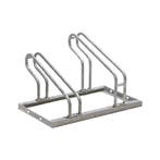 Fietsenrek 2 Fietsen Zilver - BRASQ, Nieuw