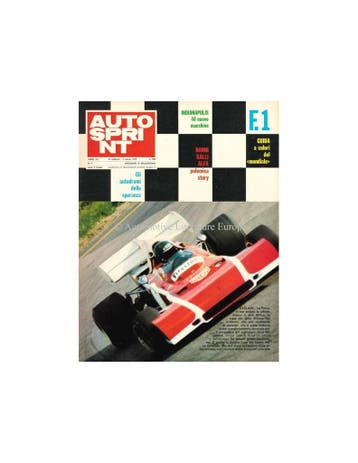 1972 AUTOSPRINT MAGAZINE 9 ITALIAANS, Nieuw, Author