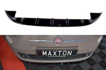 Voor Spoiler Fiat 500 Hatchback Preface V.1 Glanzend Zwart, Ophalen of Verzenden, Nieuw