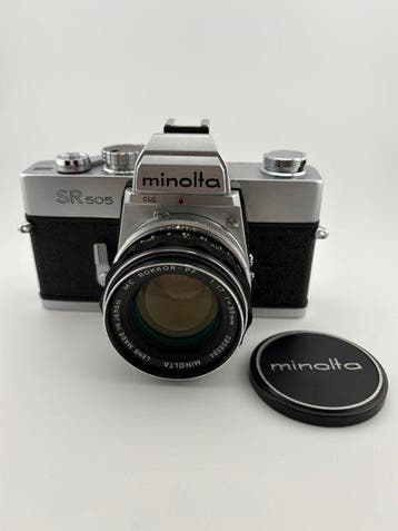 Minolta SR 505 + MC Rokkor-PF 1,7/55mm | Analoge camera, Nieuw