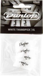 Jim Dunlop rechtshandige wit duimplectrum extra large 4-pack, Ophalen of Verzenden, Nieuw, Banjo