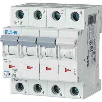 Eaton krachtgroep / 3-polig + nul, C16A / PLS6-C16/3N-MW /, Doe-het-zelf en Verbouw, Elektra en Kabels, Ophalen of Verzenden, Nieuw