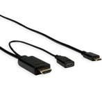 USB C naar HDMI kabel | Roline | 2 meter, Computers en Software, Pc- en Netwerkkabels, Verzenden, Nieuw