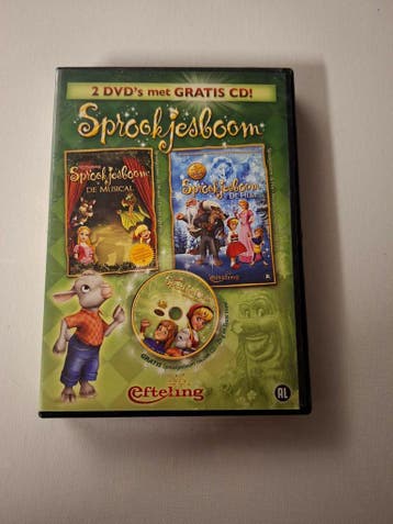 Sprookjesboom Efteling 2 dvd s, Cd's en Dvd's, Dvd's | Kinderen en Jeugd, Verzenden, Nieuw in verpakking
