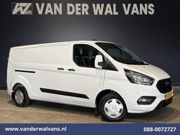 Ford Transit Custom | 2.0 TDCI 105pk L2H1 Euro6 Airco |, Gebruikt, Euro 6, Wit, Dealer onderhouden