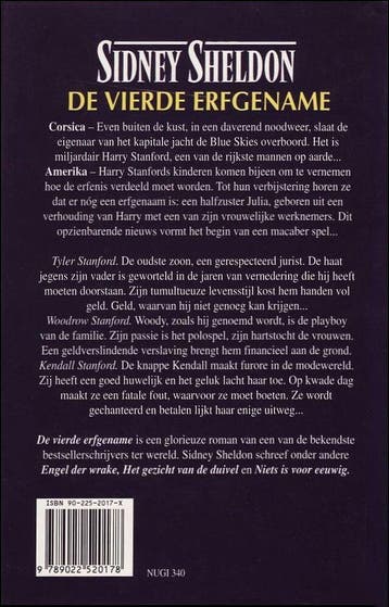 De vierde erfgename 9789022520178 Sidney Sheldon, Boeken, Verzenden, Gelezen, Sidney Sheldon