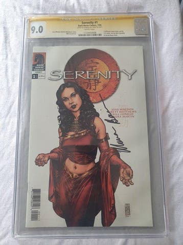 Serenity #1 - CGC 9.0 Signed by Morena Baccarin unico en el, Nieuw
