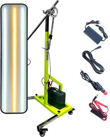 Riulpdr PDR-lamp uitdeuken 93 cm LED met verstelbaar statief, Auto diversen, Verzenden