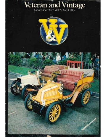 1974 VETERAN AND VINTAGE MAGAZINE 3 ENGELS, Nieuw, Author