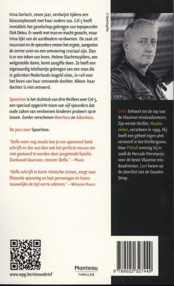 Spoorloos / Cel 5 9789022327449 Luc Deflo, Verzenden, Gelezen, Luc Deflo