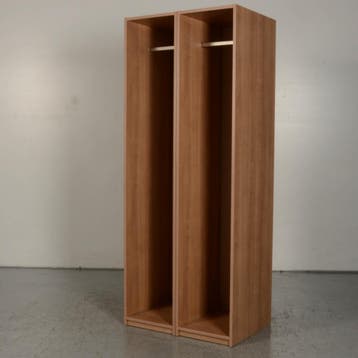 Garderobekast Officenow - Kersen Havanna - 198 x 80 cm - 2, Ophalen of Verzenden, Nieuw