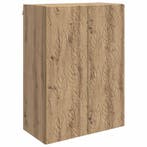 vidaXL Wandkast Artisanaal eiken 66 x 34,5 x 90 cm Bewerkt, Huis en Inrichting, Kasten | Overige, Verzenden, Nieuw