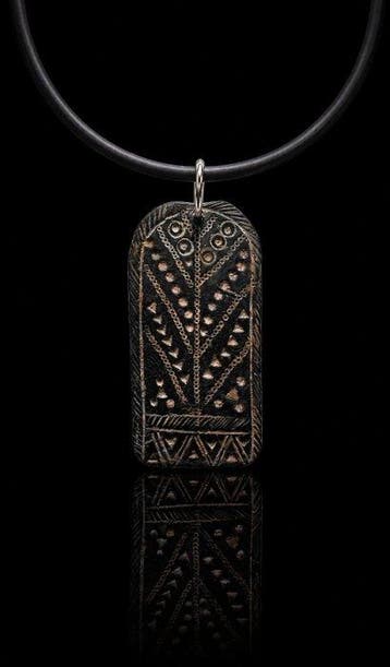 Middeleeuwen / Vikingertijd Brons Bronzen amulet met, Sieraden, Tassen en Uiterlijk, Antieke sieraden
