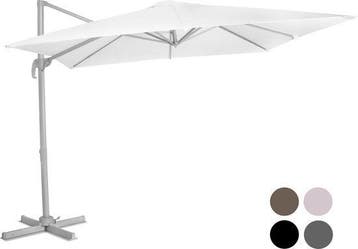 2dekans | VONROC Premium Zweefparasol Pisogne - 300x300cm –, Ophalen of Verzenden, Zo goed als nieuw
