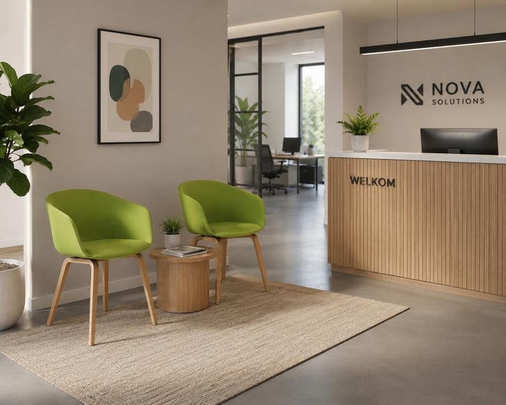 Gispen HAY design fauteuil OPKNAPPERS - groene stof (gebruik, Huis en Inrichting, Fauteuils, Ophalen of Verzenden