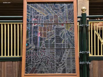 Glas-in-loodpanelen (2x), Nieuw