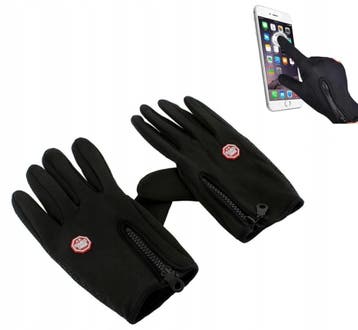 Handschoen voor touchscreen - zwart - neopreen, Ophalen of Verzenden, Nieuw, Maat 52/54 (L), Handschoenen
