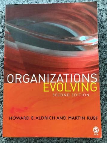 Organizations Evolving, Gelezen, Verzenden, Management, Howard E. Aldrich & Martin Ruef