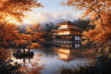 Iconica - Golden Pavilion of Kyoto - unique 1/1 XXL (100 x