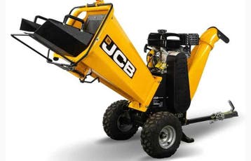 Professionele benzine takkenhakselaar, JCB, geel/zwart, Tuin en Terras, Nieuw