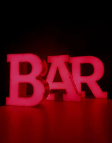 Vintage BAR-bord - Reclamebord (3) - Metaal