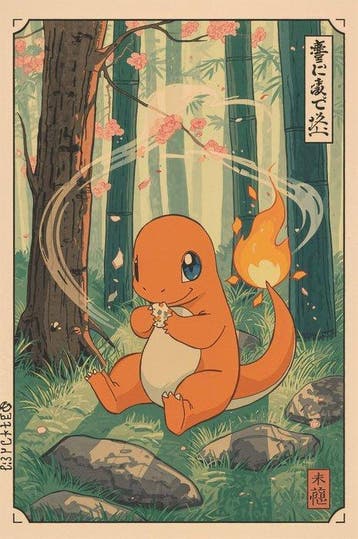 Sato Hageshi - Blossoms and Embers – Charmander Pokemon -, Nieuw