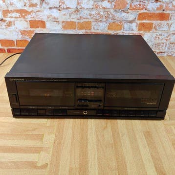 Pioneer - CT-X420W Double Auto-Reverse Stereo Audiocassette, Nieuw