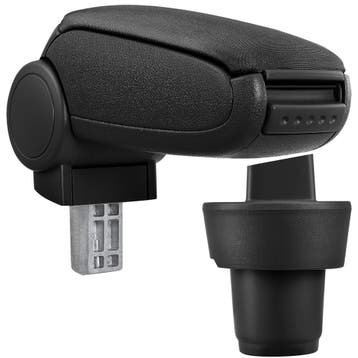 [pro.tec]® Armsteun-Skoda Citigo-3-en 5-deurs-stof-zwart, Verzenden, Nieuw