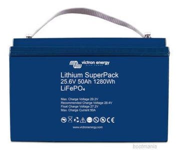 Victron Lithium SuperPack 25,6V/50Ah (M8), Watersport en Boten, Verzenden, Nieuw