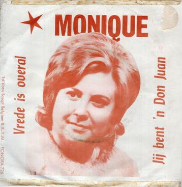 Monique - Jij Bent n Don Juan + Vrede Is Overal (Vinyls..., Nieuw in verpakking