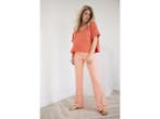 Veiling - Corel Amsterdam Boa Flare Pants Coral - 40, Kleding | Dames, Broeken en Pantalons, Nieuw