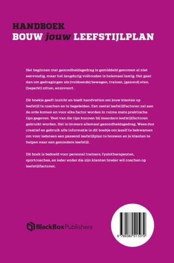 Handboek bouw jouw leefstijlplan 9789082511079, Verzenden, Zo goed als nieuw, Peter Wolfhagen